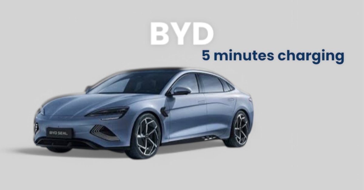 BYD की 5-मिनट चार्जिंग तकनीक: इलेक्ट्रिक वाहन उद्योग में क्रांति?